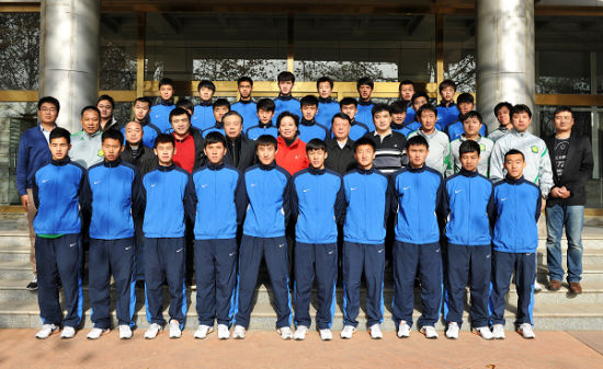 2013全运会北京男足动员大会在香河基地举行